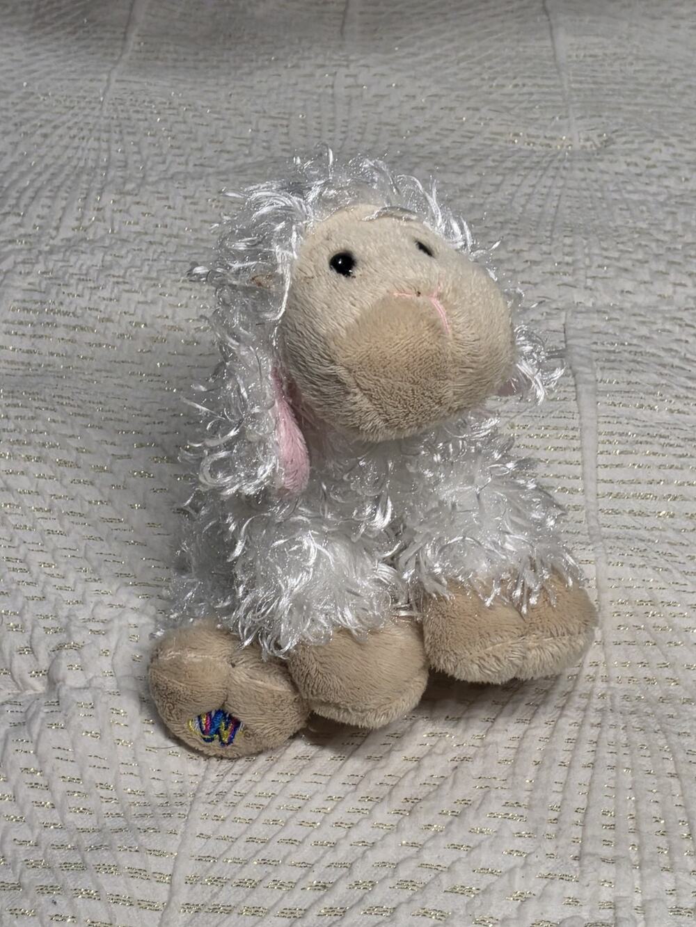 Webkinz Lamb Soft Plush Stuffed Animal Ganz Sheep LL Retired Beanie